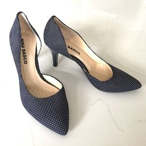 Nina Basco Genuine Leather Italian Pumps